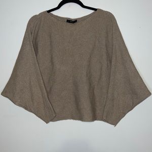 Zara Knit Brown Pin Striped Sweater